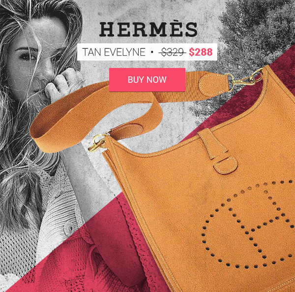 Hermes Replica Tan Evelyne